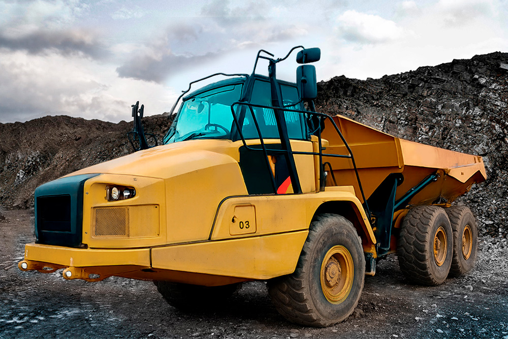 Articulated truck